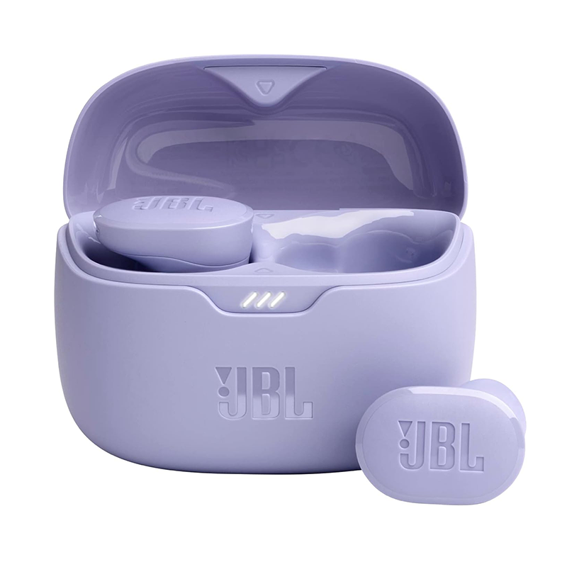 JBL Tune Buds - True wireless Noise Cancelling earbuds, JBL Pure Bass Sound, Bluetooth 5.3, 4-Mic technology for Crisp, Clear Calls, Up to 48 hours of battery life, Water and dust resistant (Purple)